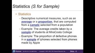 Ch. 1.3 Populations, Samples, and Sampling Techniques