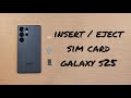 How to Insert and Eject a Sim Card Samsung Galaxy S25