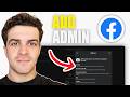 How to Add an Admin to Your Facebook Page (2026 Guide)