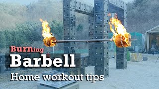 Fire Barbell / Power Rack