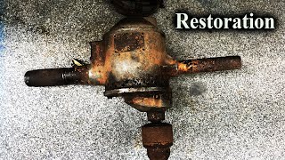 Restoration/ How to Restore Old Electric Drill with Silver and Gold Color / HITACHI Of Japan