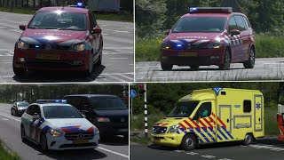 [GRIP 3] Hulpdiensten met spoed onderweg naar en van ernstig schietincident in Alblasserdam!