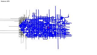 Animation of (continuous) Dijkstra, and the idea behind the Dijkstra algorithm