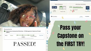 How to PASS your Capstone on the FIRST TRY🎉🎉 | WGU