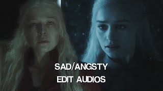 ୨୧ sad\angsty edit audios + timestamps ⋅˚₊‧