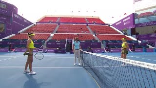 Q. Wang vs. J. Pegula | 2021 Doha Round 1 | WTA Match Highlights