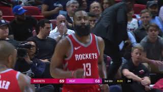James Harden Torches Heat for 41 Points in Rockets Win