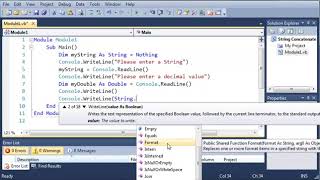 Visual Basic Tutorial 21 Formatting Strings