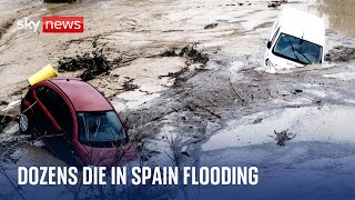 Al menos 52 personas muertas tras inundaciones en España