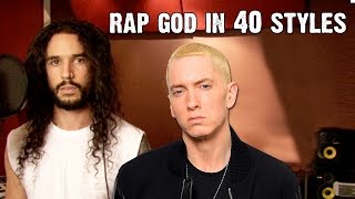 Eminem - Rap God | Performed In 40 Styles | Ten Second Songs