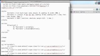 JS 4U 176: Sortable Objects in JQuery UI