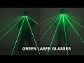 Programmable Green Laser Glasses Dynamic Special Effects Dancing Stage DJ Club Party Laserman Show