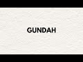 Gundah - Wg. Musik Studio