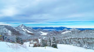 2021/11/29 横手山スキー場 第4〜第1ゲレンデ全1.6km一気に滑走！