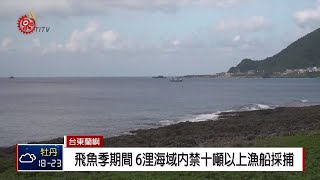 蘭嶼飛魚季期間 6浬內禁十噸以上漁船採捕 2019-02-28 IPCF-TITV 原文會原視新聞