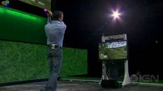 E3 2010 Tiger Woods 11 Playstation Move Gameplay Golf Swing PS3 Demo [HD] [DoS Games]