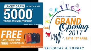 Decathlon Tagore Garden - Grand Opening Promo