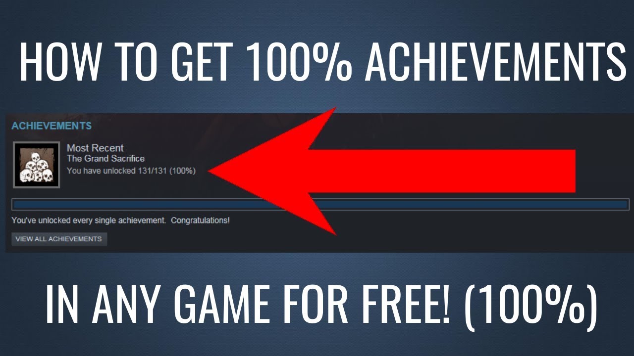 HOW TO GET ALL ACHIEVEMENTS IN ANY STEAM GAME! | 2019 | 100% WORKING ...