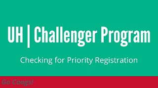 Checking for Priority Registration | Spring 2022