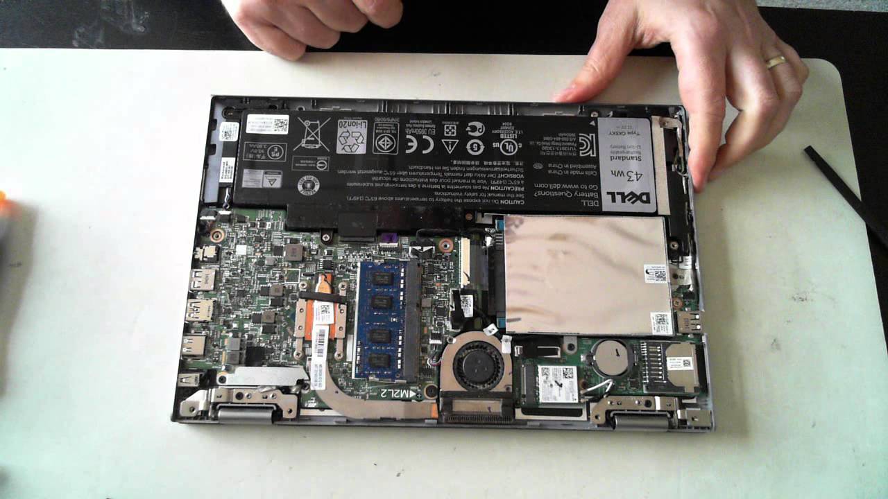 Dell Inspiron 11 3000 Teardown - YouTube