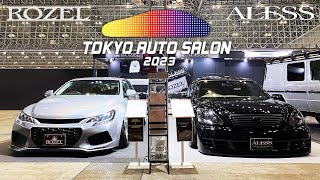 【TOKYO AUTO SALON 2023 】セダン部門 最優秀賞  ROZELマークX！！（ALESS ROZELブース）東京オートサロン2023