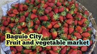 Baguio fruit and vegetable market