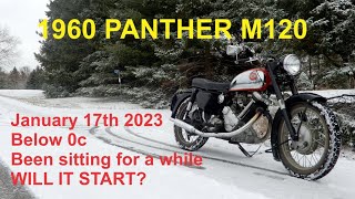 1960 PANTHER M120: Cold start, January 17th 2023