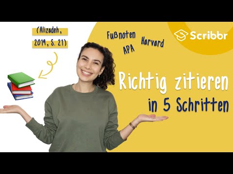 Richtig Zitieren In 5 Schritten | Scribbr 🎓