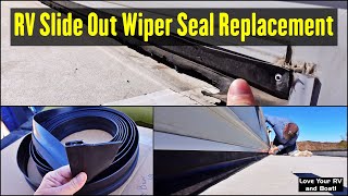 RV Slide Out Wiper Seal Replacement - Keystone Fifth Wheel Trailer