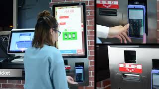 Self order kiosk operating