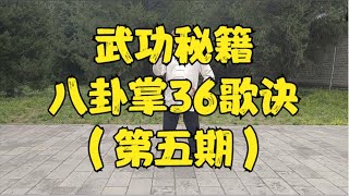 【武功秘籍】八卦掌36歌诀第五期！要干净利索一步到位！