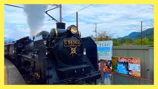 SLパレオエクスプレス 長瀞駅＆寄居駅 Steam Locomotive The Paleo Express