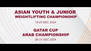 ASIAN YOUTH \u0026 JUNIOR WEIGHTLIFTING CHAMPIONSHIP. MEN 96, 102 KG GROUP B.