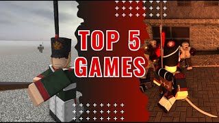 Top 5 Napoleonic games on Roblox