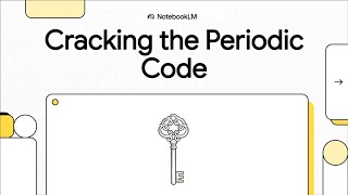 Cracking the Periodic Code - The Periodic Table and its development