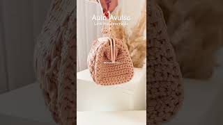 Bolsa de Crochê Luxo #bolsadecroche #diy #crochetbag #handmade