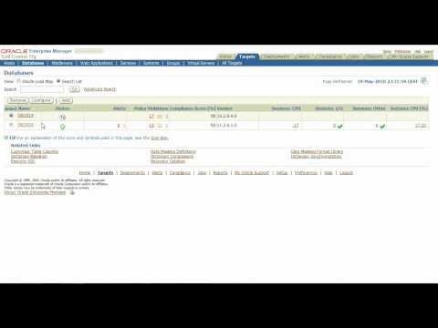 Oracle Enterprise Manager Grid Control 11g demo, overview, in action HD