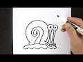 How to Draw GARY THE SNAIL Spongebob Squarepants