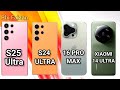 iPhone 16 Pro Max vs S24 Ultra vs S25 Ultra vs Mi 14 Ultra