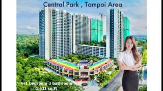 Central Park @ Country Garden , Tampoi Area , Block A1 - 4+1 bedroom 3 bathroom with 1,631sq.ft