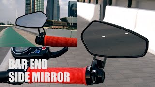 BAR END SIDE MIRRORS for Electric Scooter