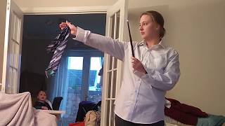 Task - "Film something that would look good in reverse"