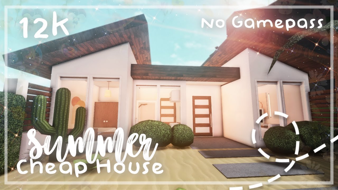 Roblox Bloxburg - No Gamepass Summer Modern House 12k! - Minami Oroi ...