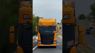 AMAZING..SCANIA SUPER BRAND NEW TRUCK#LOOKS AND#SOUND#youtubeshorts #automobile #shortvideo #shorts