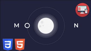 "Creating a Stunning Moon Animation with HTML and CSS"