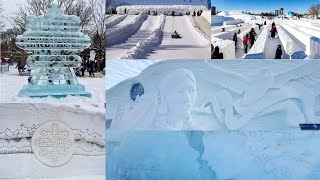 Snowflakes kingdom winterlude 2023 | Le Domaine des flocons | Jacques Cartier Park Gatineau Canada