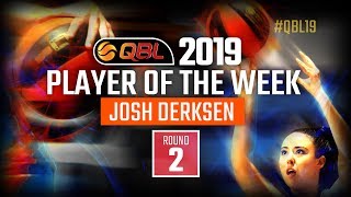 Player of the Week (Men) Round 2 QBL 2019, Josh Derksen - Southern Districts Spartans