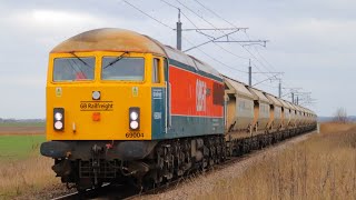 Chasing GBRf 69004 ‘RIDC Melton’ working 6E85 Sand Train