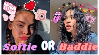 Are you a SOFTIE or a BADDIE quiz?❤️💜(2021 aesthetic quiz)