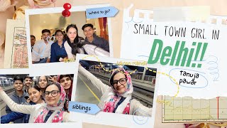 Two cousins, one big city📍From the peaceful life of a small town to the energy of Delhi✨TP01 #vlog